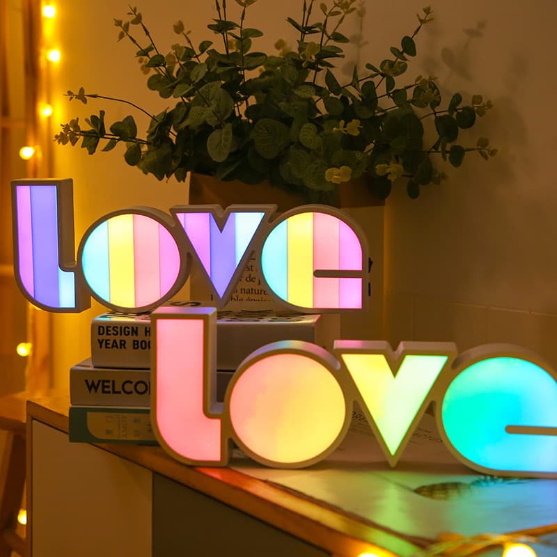 Letrero LED LOVE Decoración San Valentín