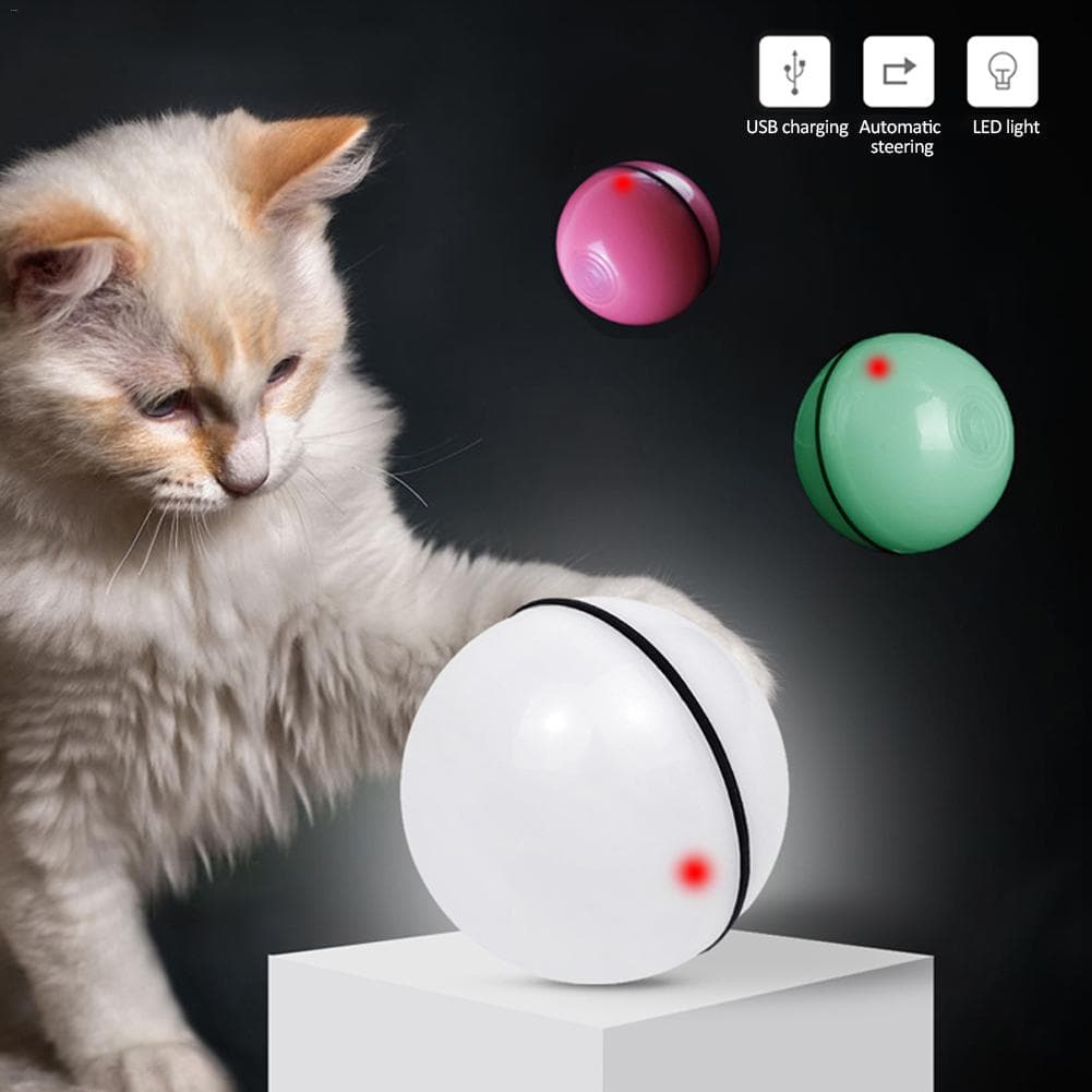 Pelota Interactiva LED Láser para Gatos