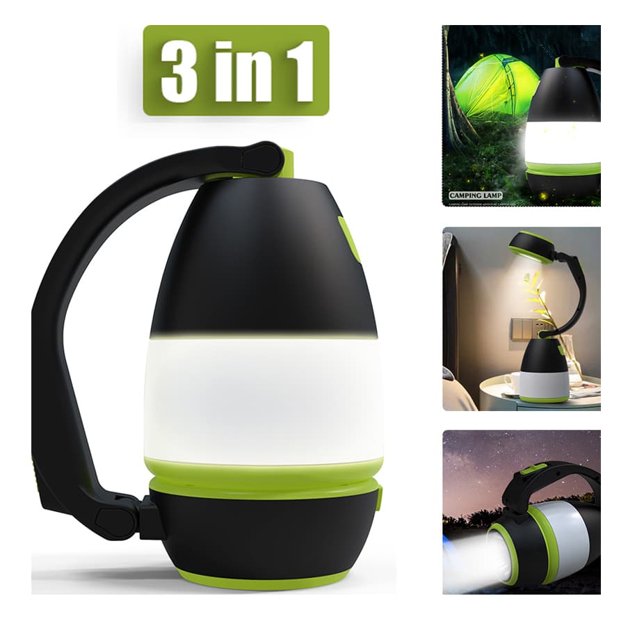 Lámpara LED 3 en 1 Multifuncional Plegable