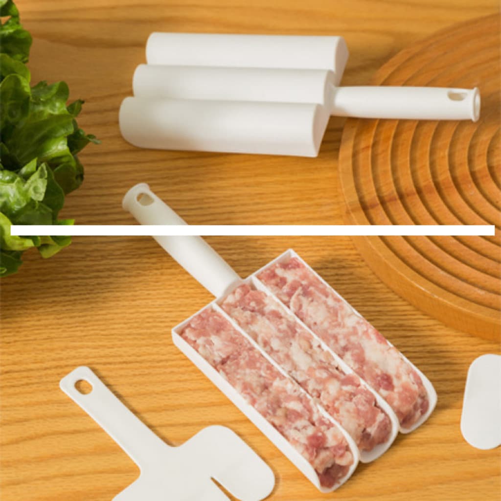 Moldeador Triple de Albóndigas para Cocina