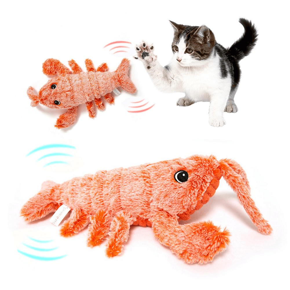 Juguete Interactivo Camarón Saltarín para Gatos