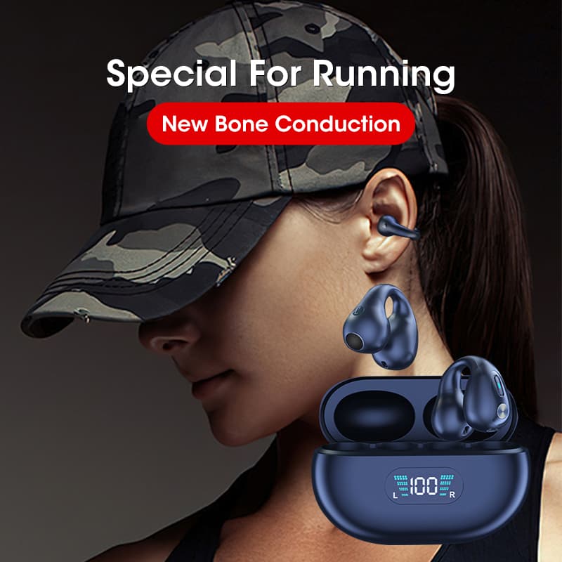 Auriculares de Conducción Ósea TWS Bluetooth 5.3