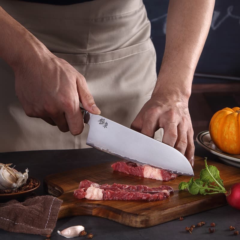 Cuchillo de Carnicero de Acero Sanhe