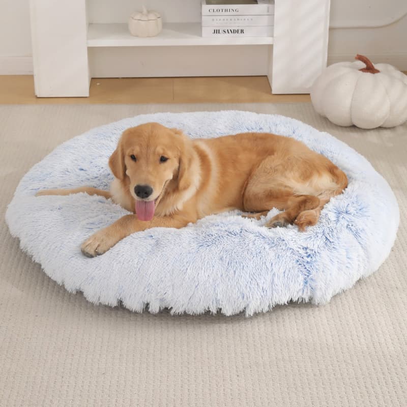 Cama redonda para perro suave y cálida