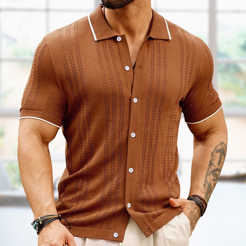 Polo Manga Corta Summer Negocios Hombre