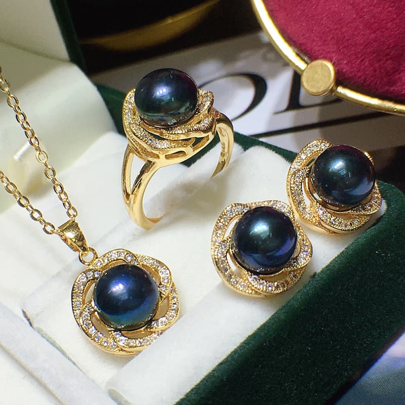 Collar de Perlas de Agua Dulce para Mujer