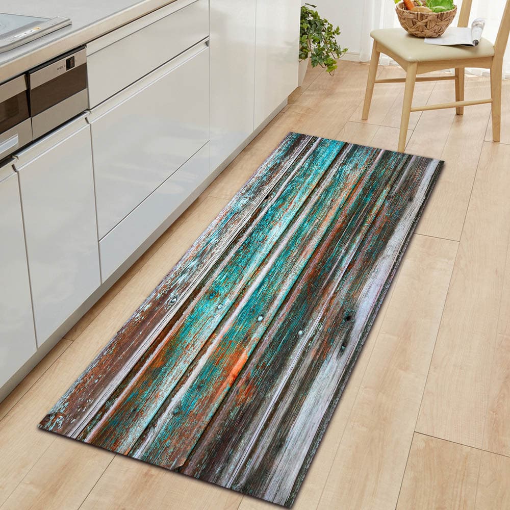 Tapete de Cocina Antideslizante Efecto Madera