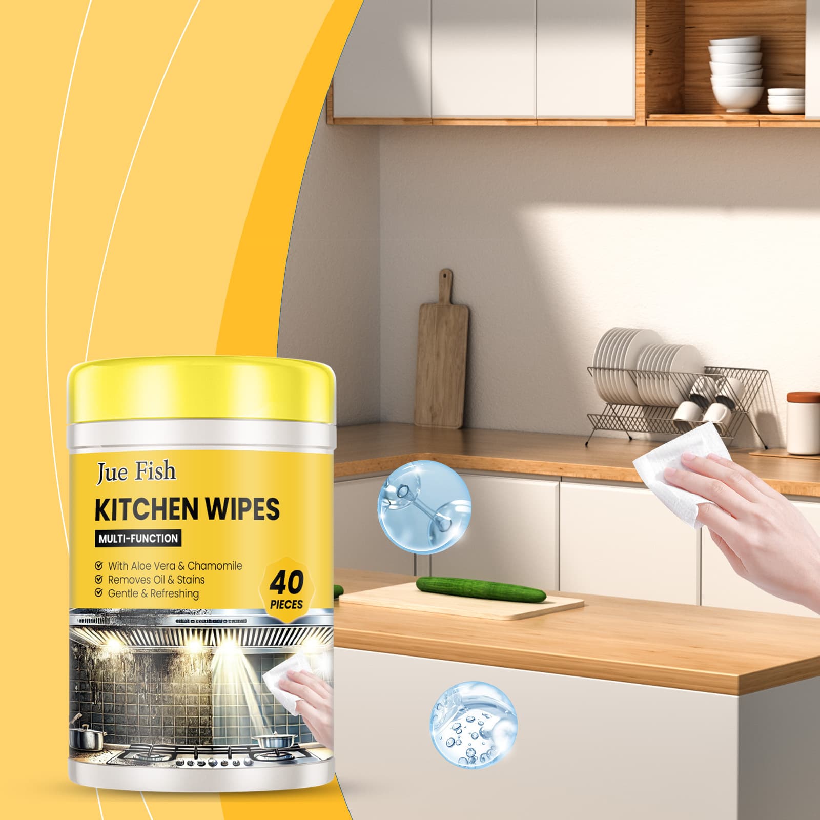 Paños de Cocina Multifuncionales para Encimeras y Electrodomésticos