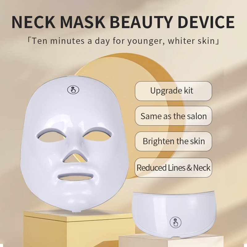 Mascarilla LED Facial de Belleza Multicolor