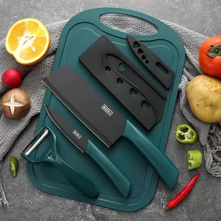 Set de Cuchillos de Acero Inoxidable para Cocina