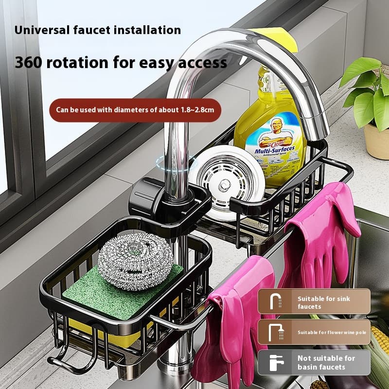 Organizador de Fregadero Aluminio para Cocina