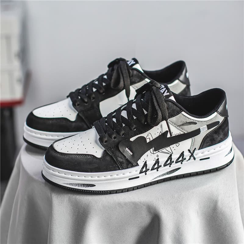 Zapatillas Skateboard Hombre Graffiti Distressed