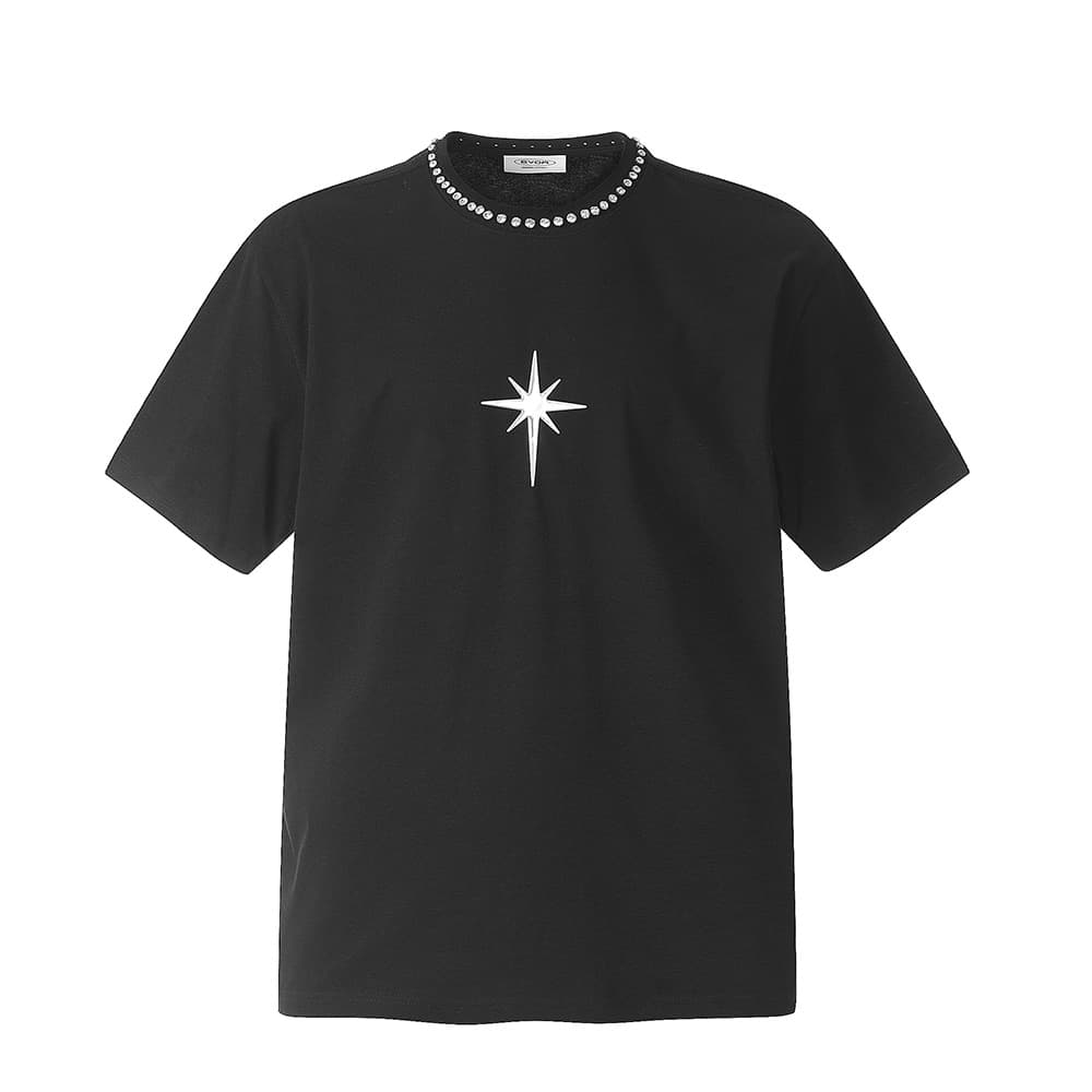 Camiseta Dark Cross Star Manga Corta Hombre