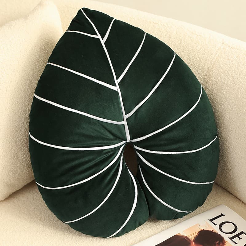 Almohada Decorativa Filodendro Verde