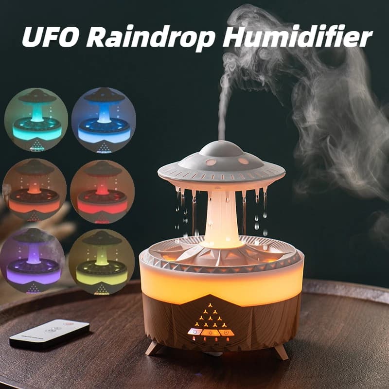 Humidificador UFO con Difusor de Aromas USB
