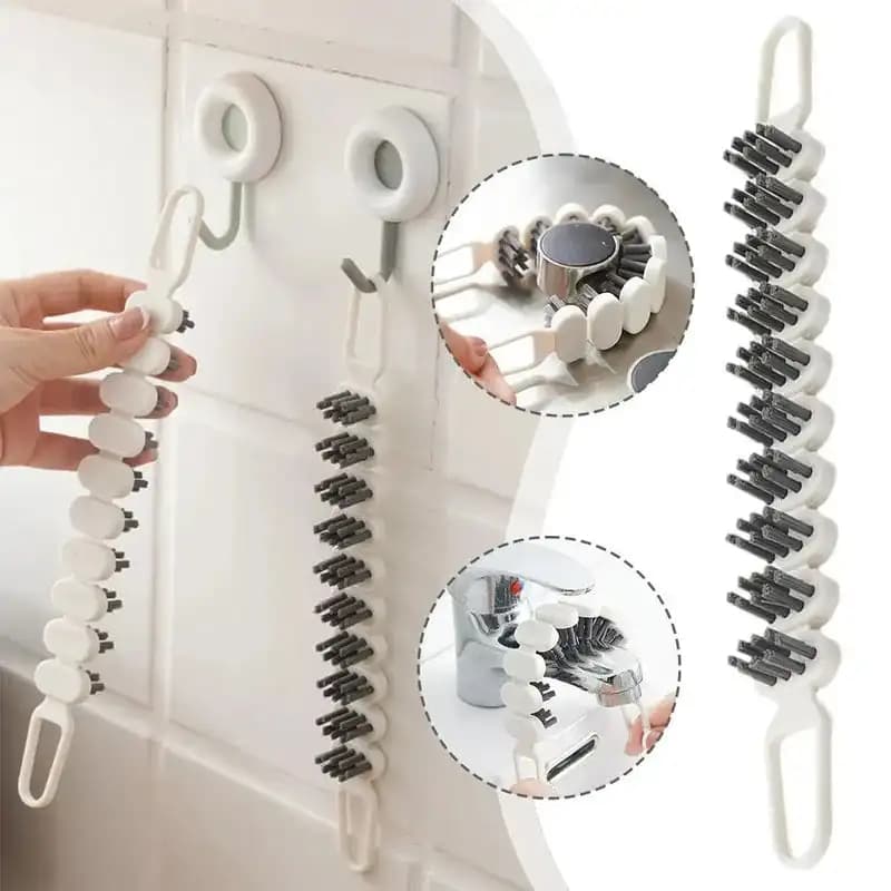 Cepillo Flexible para Limpiar Grietas y Tuberías