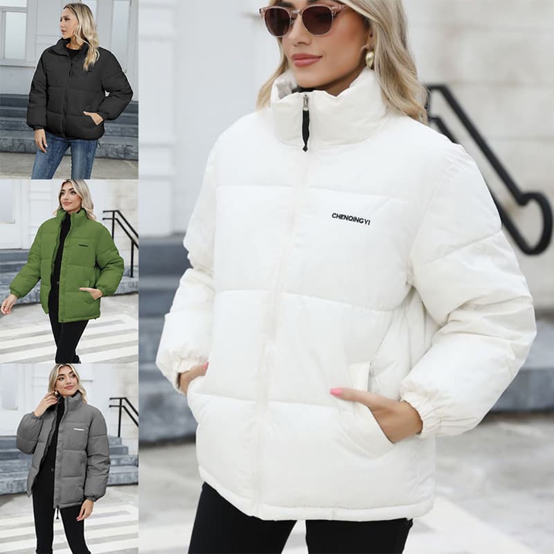 Abrigo de Invierno Mujer Acolchado Impermeable
