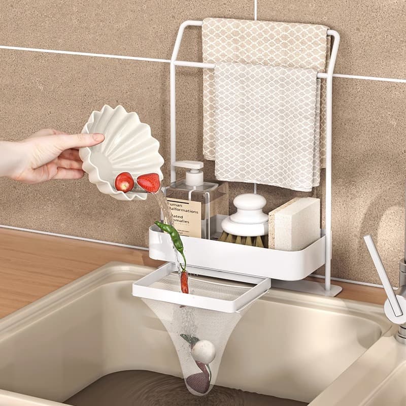 Escurridor de Cocina con Almacenamiento