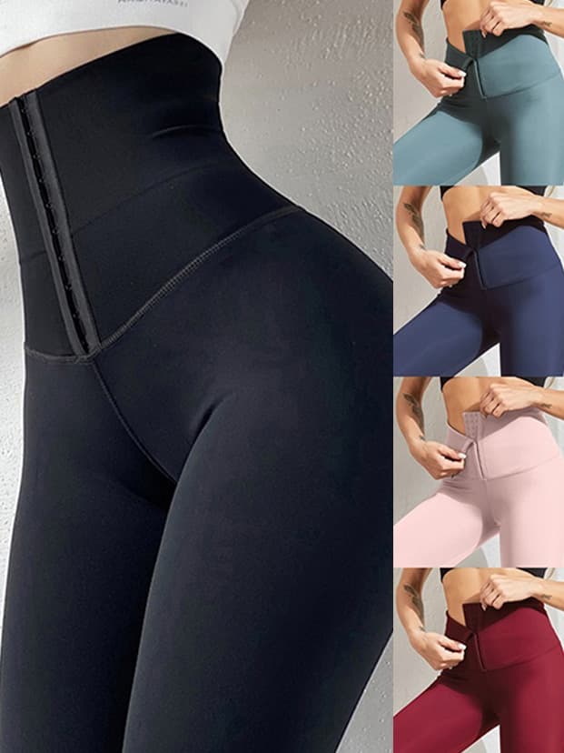 Leggings Deportivos Cintura Alta Compresión Yoga