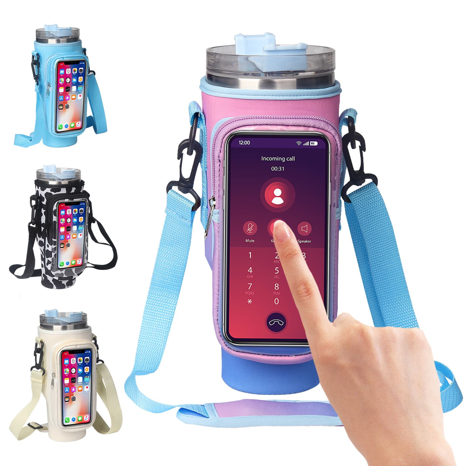 Funda de Neopreno para Vaso de 40oz con Pantalla Táctil