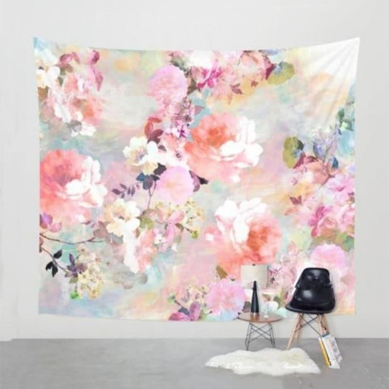 Tapiz Decorativo Floral para Pared