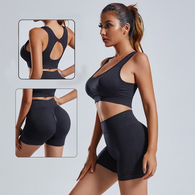 Conjunto de Yoga para Mujer - Sujetador y Shorts