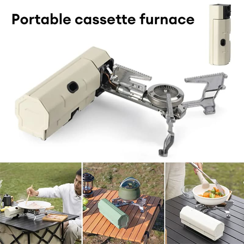 Hornillo de Gas Portátil Plegable para Camping