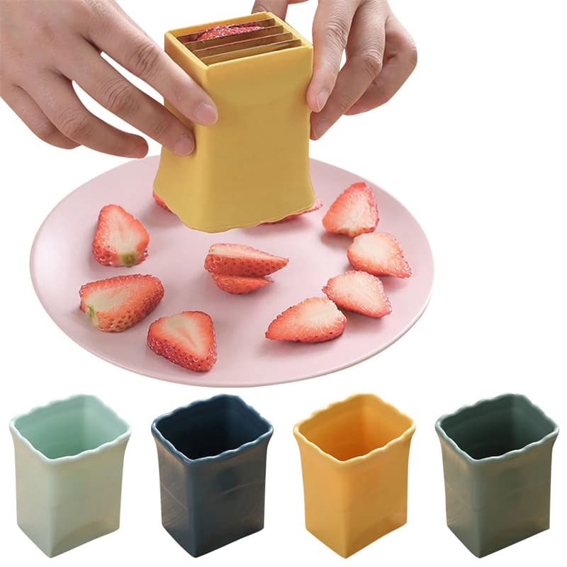 Cortador Multifuncional de Frutas y Verduras Acero Inoxidable