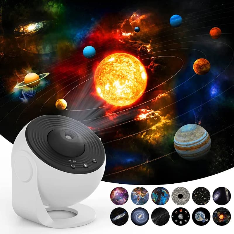 Proyector de Galaxia Giratorio 360° para Niños