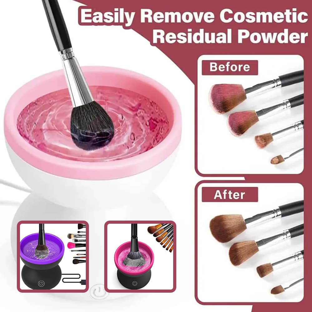 Limpiador Automático de Brochas de Maquillaje USB