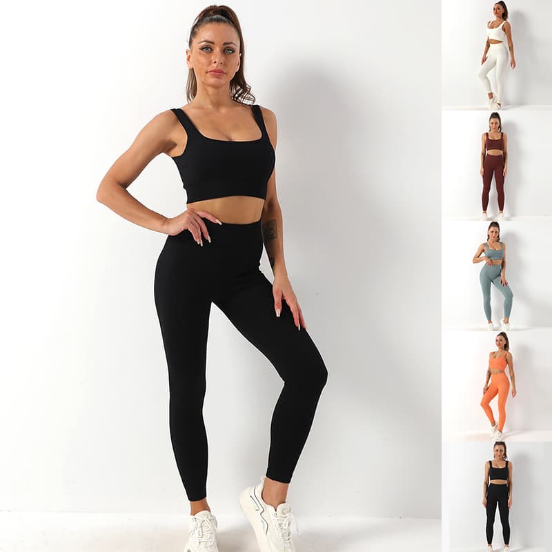 Conjunto Deportivo Yoga 2 Piezas: Sujetador y Leggings