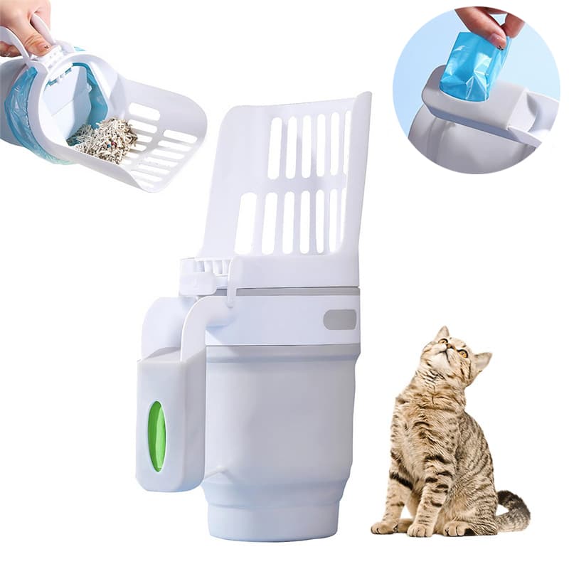 Pala para Arenero de Gatos Extragrande con Bolsas