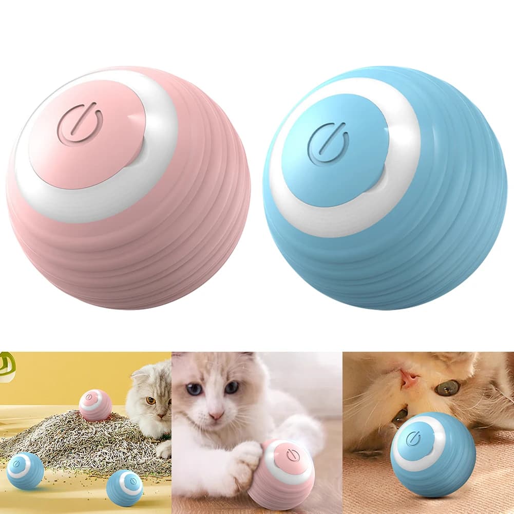 Pelota Interactiva Automática para Gatos