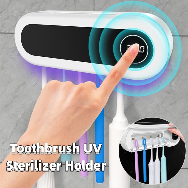 Dispensador de Pasta Dental con Esterilizador UV
