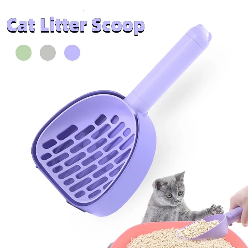 Pala para Arenero de Gatos con Base