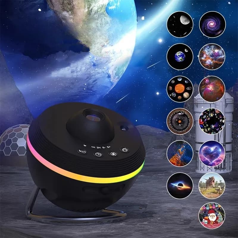 Proyector Galaxy Rotatorio 13 en 1 Dinamico