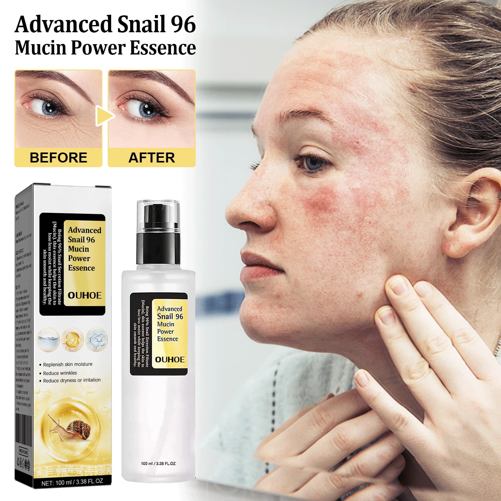Sérum Facial de Colágeno Baba de Caracol