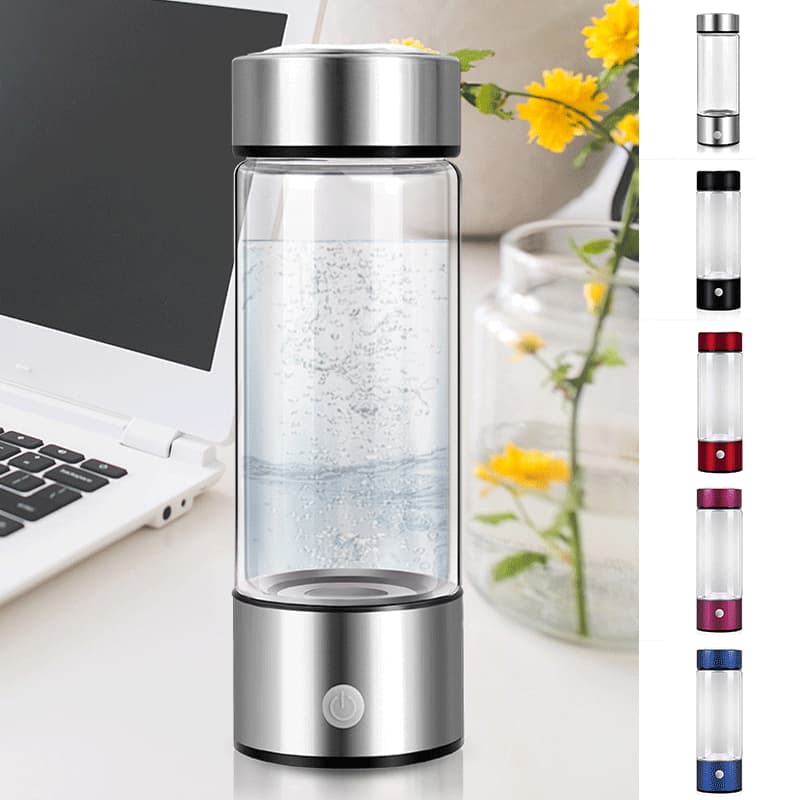 Botella Generadora de Agua con Hidrógeno Recargable