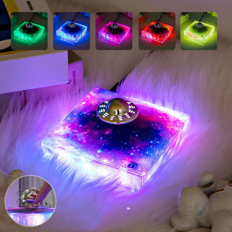 Lámpara UFO Flotante Galaxia con Suspensión Magnética