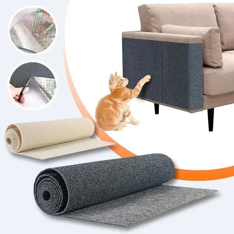 Protector de Sofá Rascador Adhesivo para Gatos