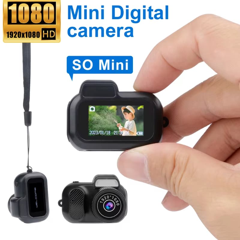 Cámara Mini Retro 1080p HD Portátil