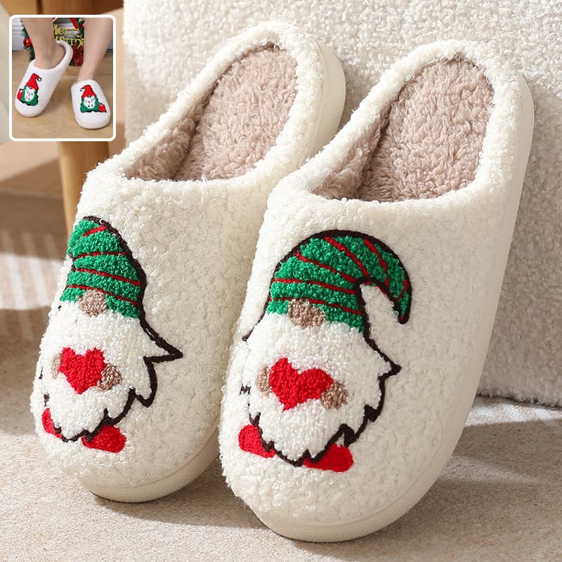 Zapatillas de Casa Navideñas Papá Noel para Parejas