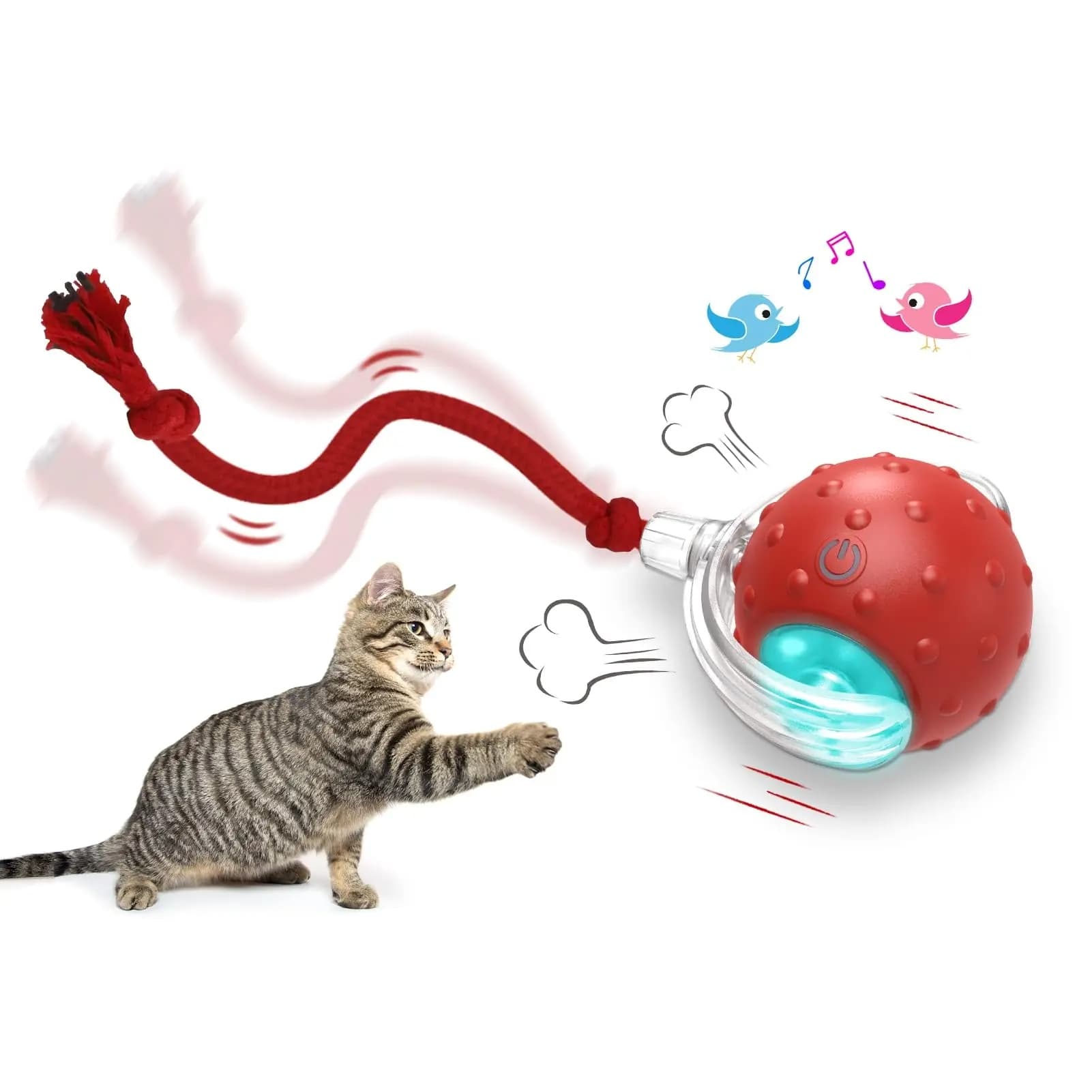 Pelota Interactiva para Gatos Super Drive