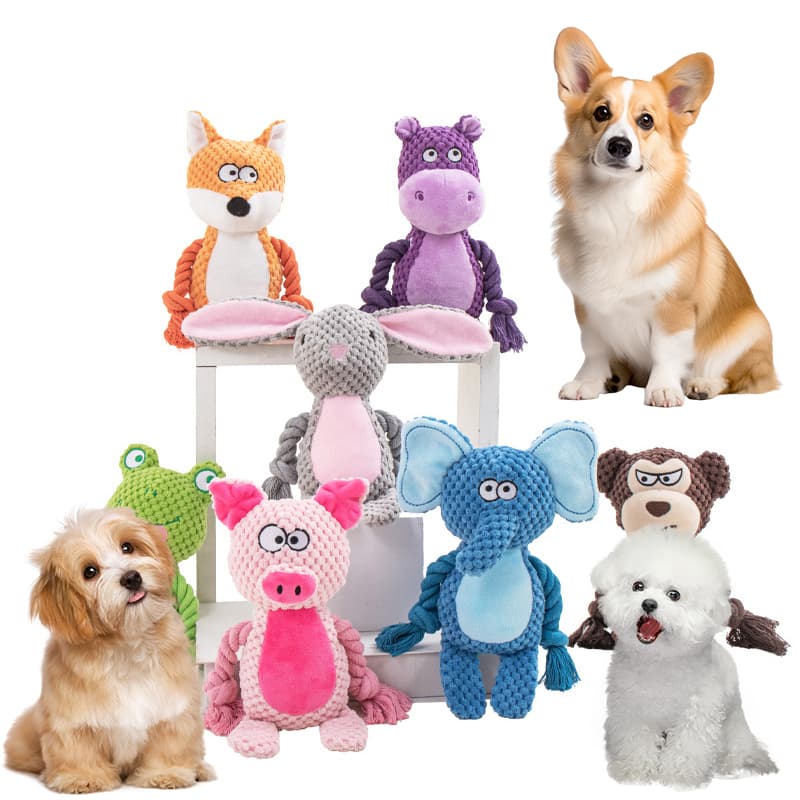 Juguete Interactivo de Cuerda con Sonido para Perros
