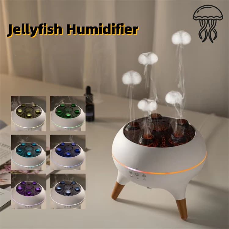 Humidificador Inteligente Medusa Ultrasónico con Difusor Aroma