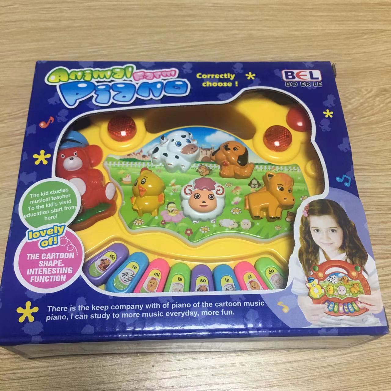Teclado Musical Infantil con Animales de Granja