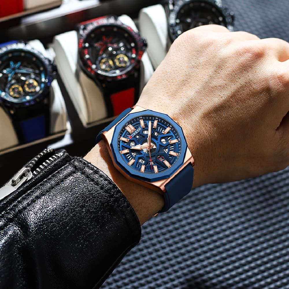 Reloj de Hombre Calendario Cuarzo Casual