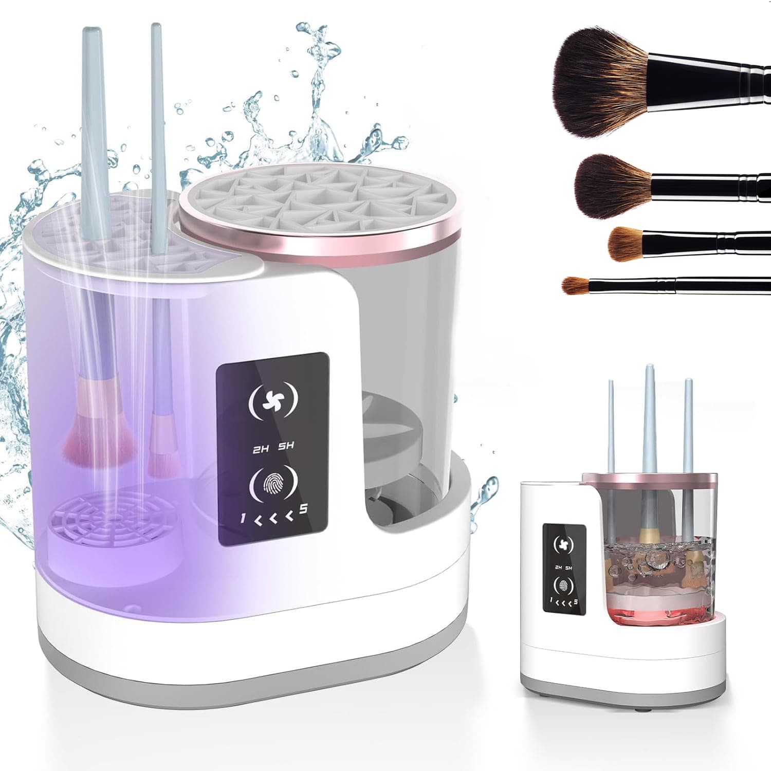 Limpiador Eléctrico de Brochas de Maquillaje Automático