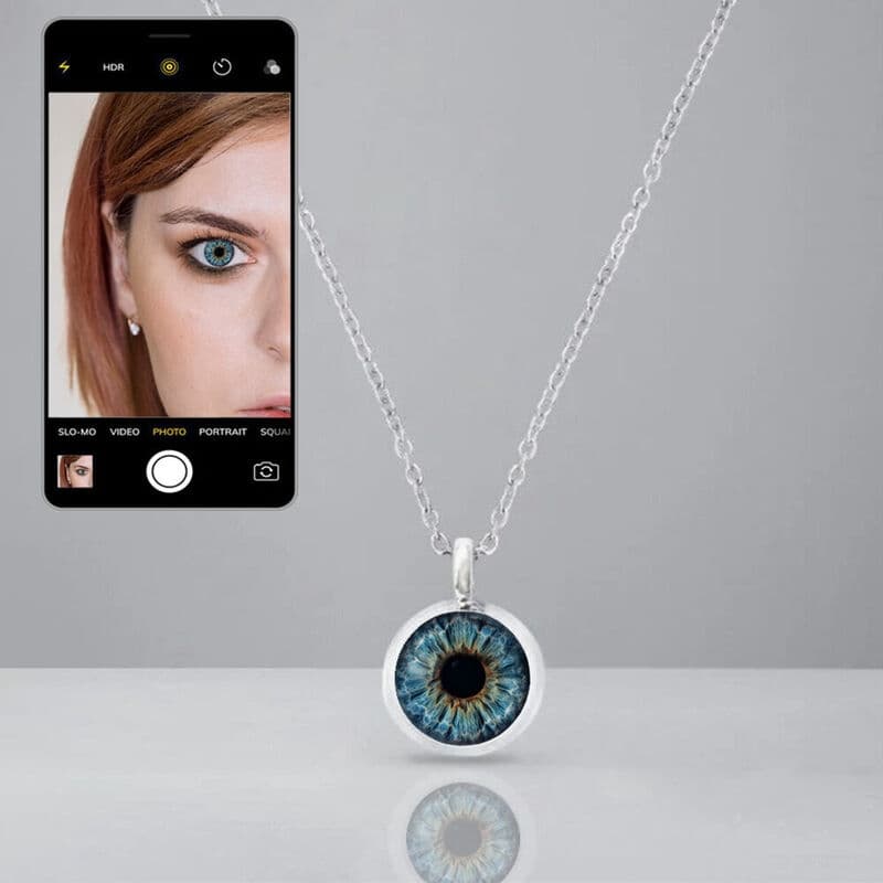 Collar Iris Personalizado con Foto del Ojo