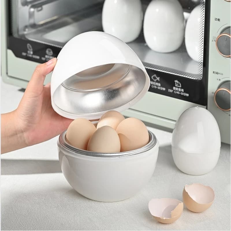 Cocedor de Huevos a Vapor para Microondas